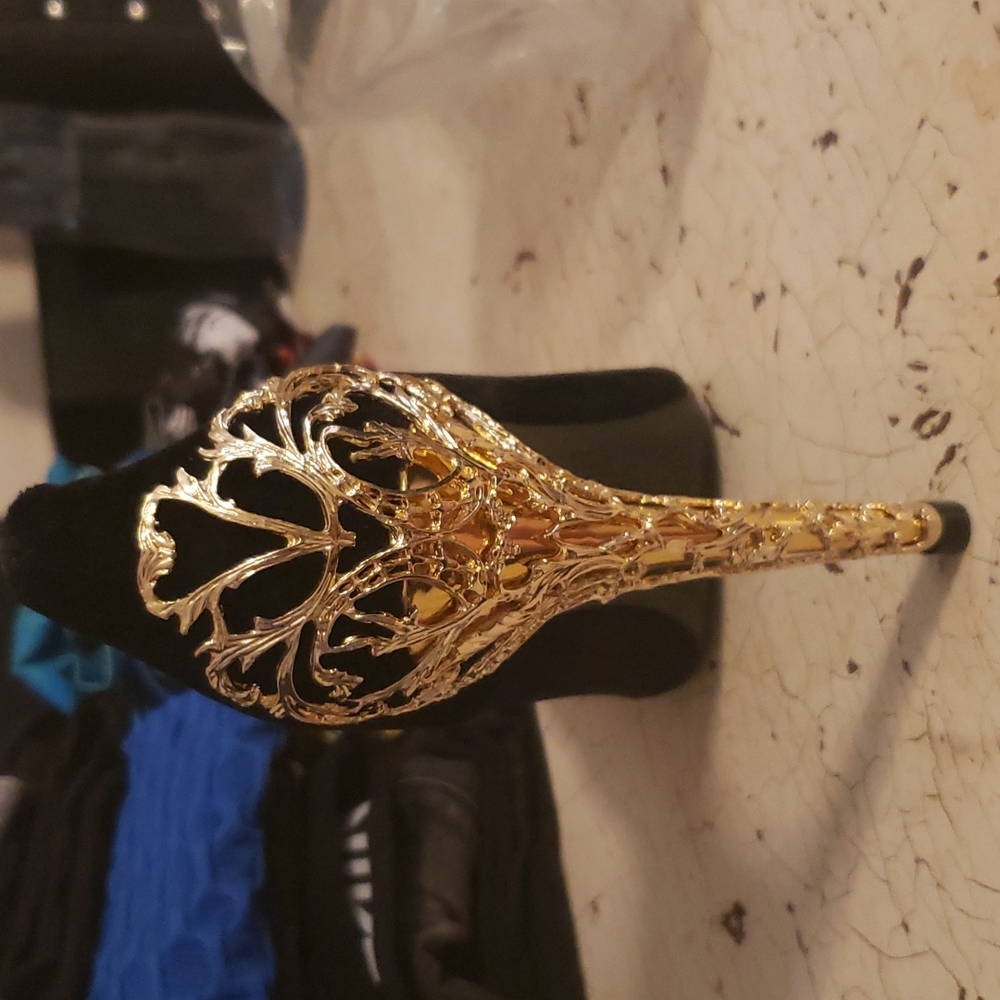 ShoeDazzle gold heels